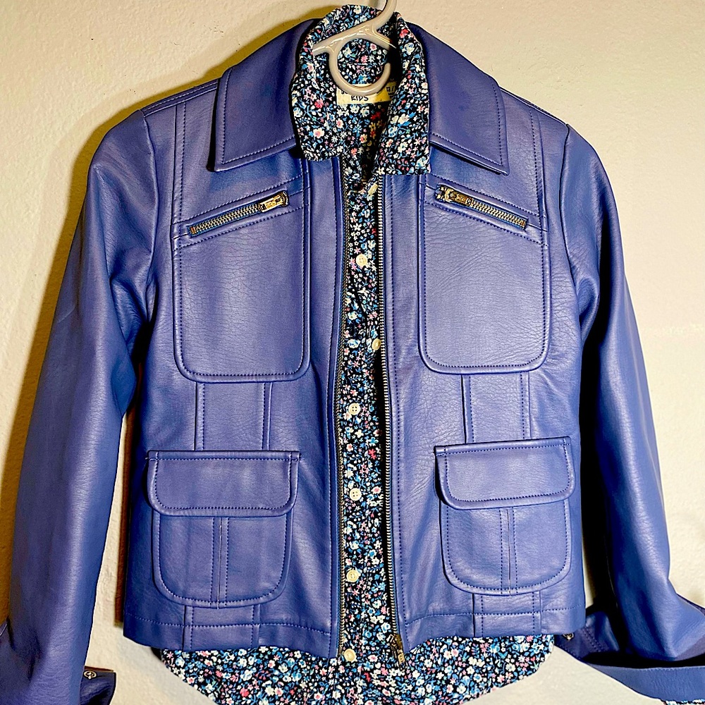 Teen leather jacket